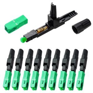 Conector Rápido en Frio Monomodo Verde