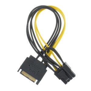 Cable de alimentación macho para tarjeta de video 8.6 pulgadas 22cm