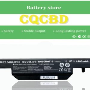 batería para portátil Clevo W650S