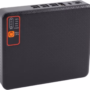 Mini UPS Fuente de alimentación ininterrumpida 12000mAh 18W con DC USB Tipo C Puertos para Router Modem Cámara de Seguridad para Dispositivos 5V/9V/12V